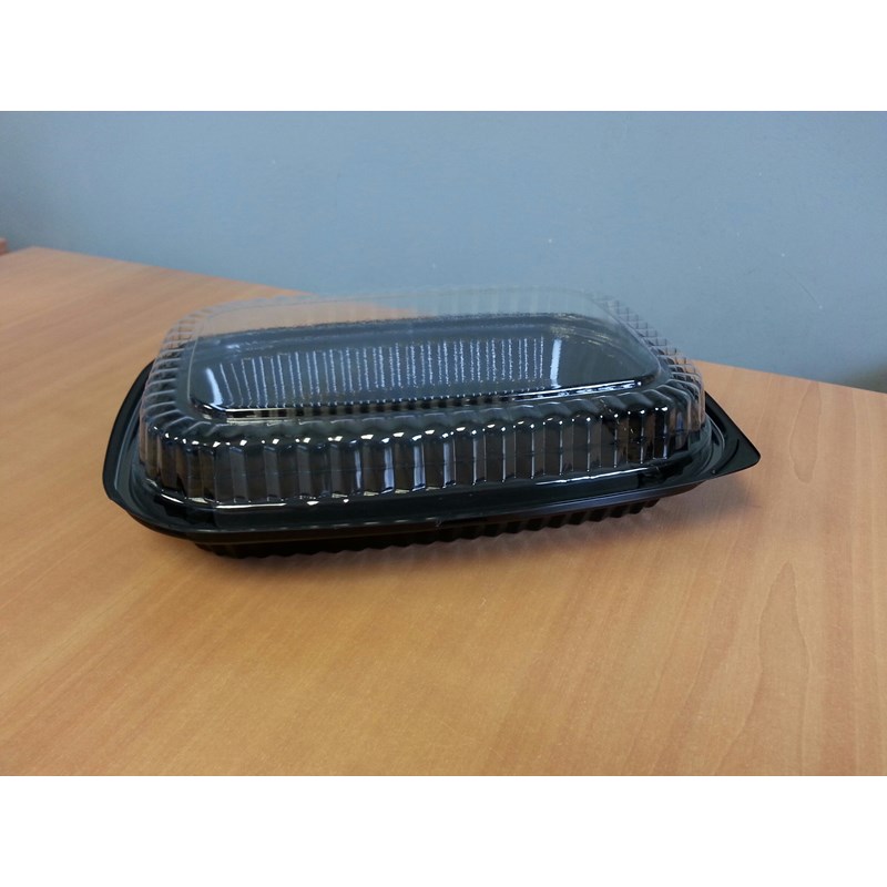 Saladier plastique oval 257x187x30mmh - 500 pcs